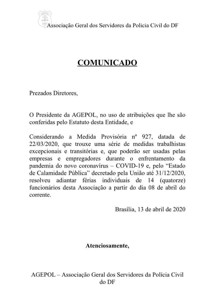 comunicado